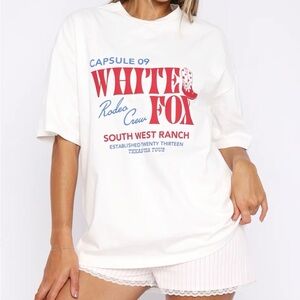 WHITE FOX BOUTIQUE oversized tee